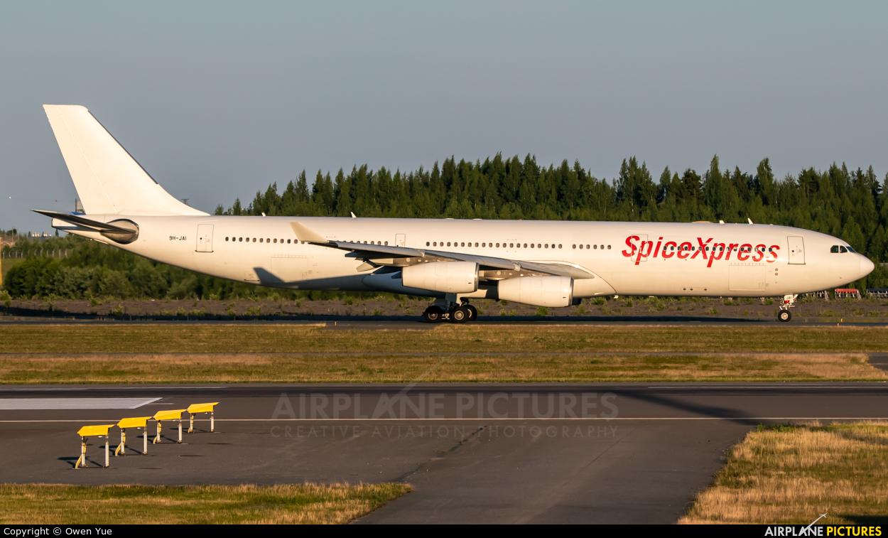 SpiceExpress (Hi Fly) 9H-JAI aircraft at Helsinki - Vantaa