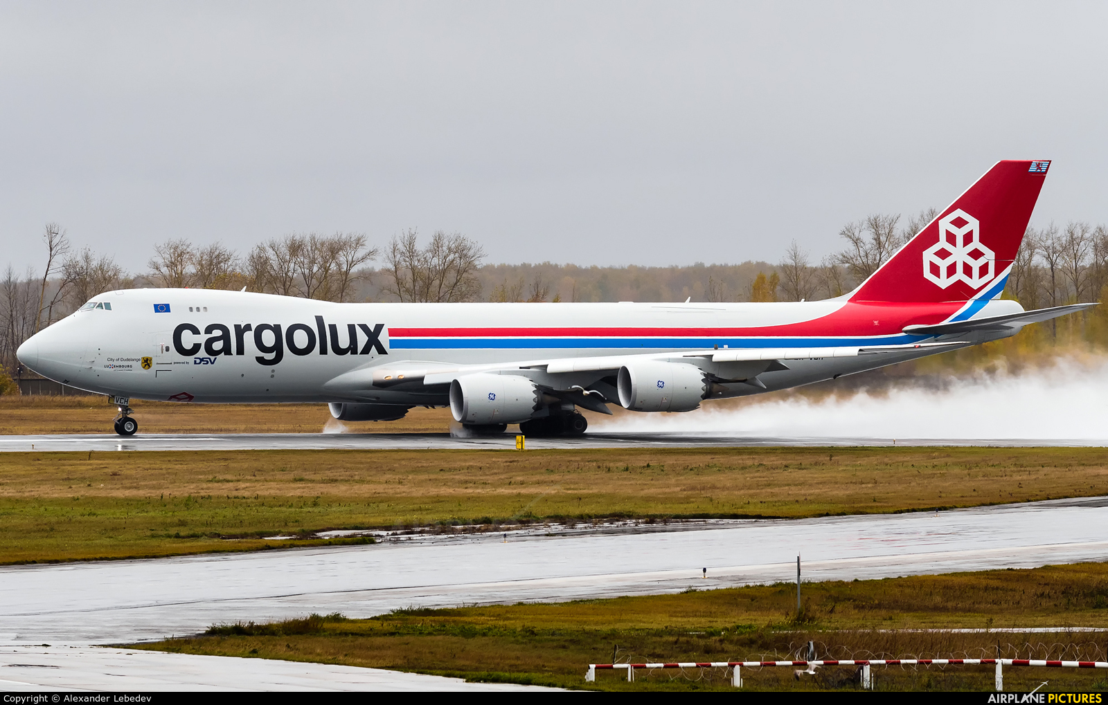 Cargolux LX-VCH aircraft at Novosibirsk