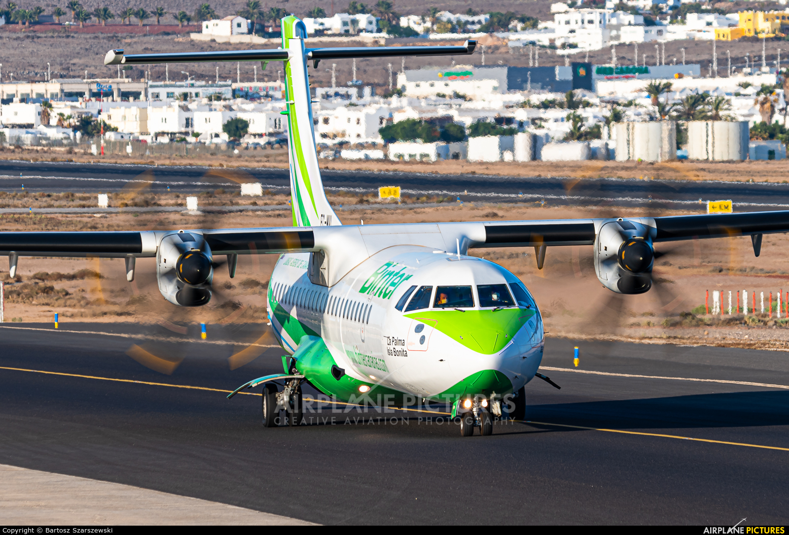 Binter Canarias EC-MVI aircraft at Lanzarote - Arrecife