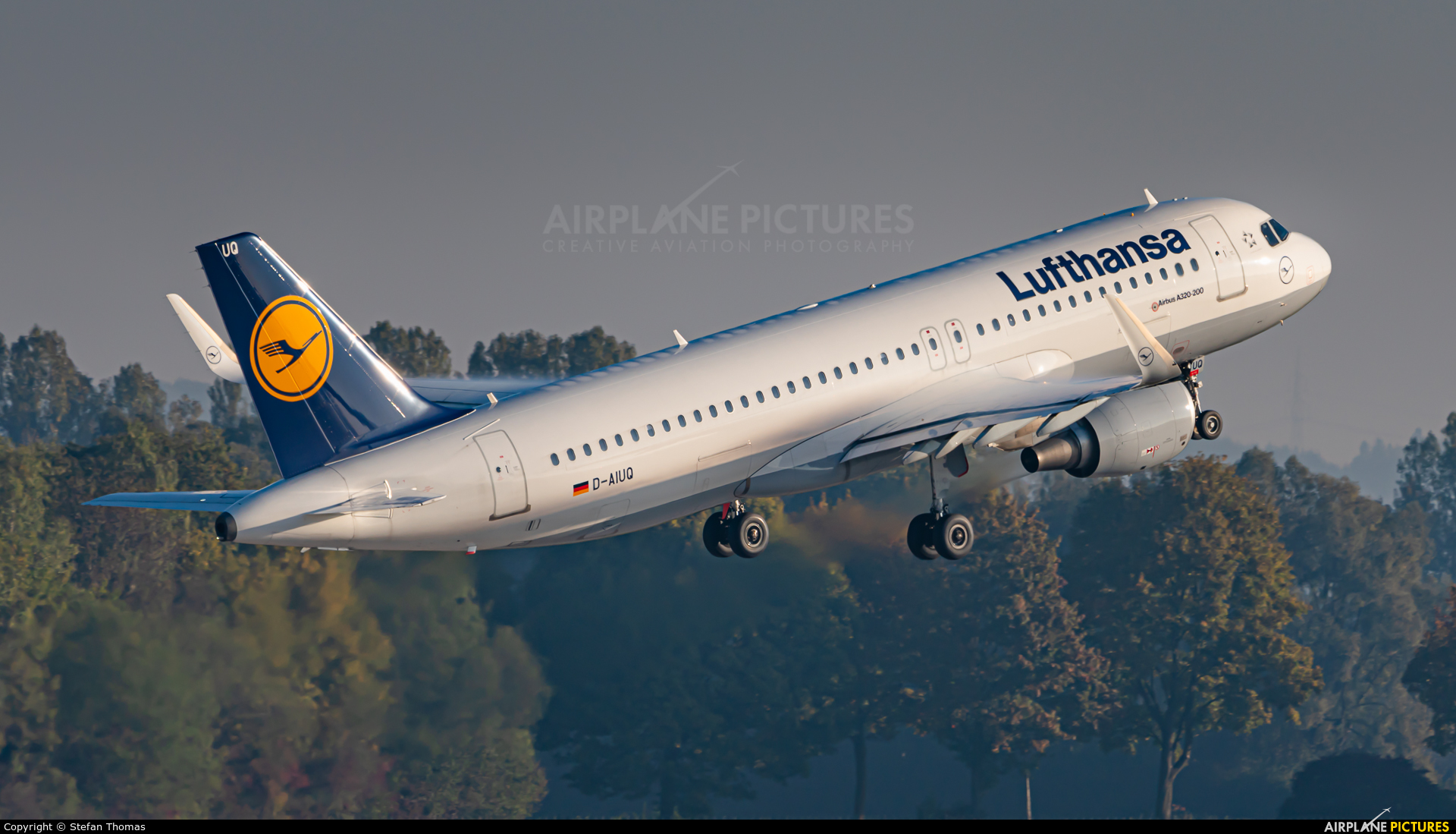 Lufthansa D-AIUQ aircraft at Munich