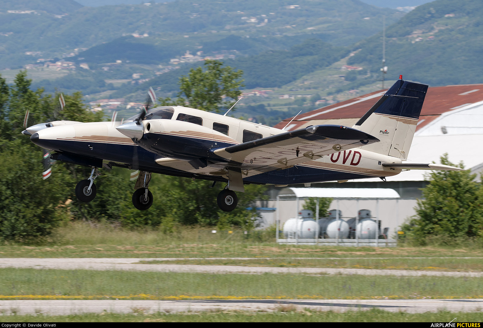 Private OY-OVD aircraft at Verona - Boscomantico