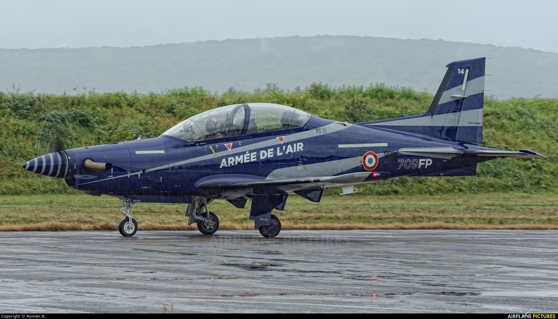 France - Air Force 709FP aircraft at Luxeuil-Saint-Sauveur AB