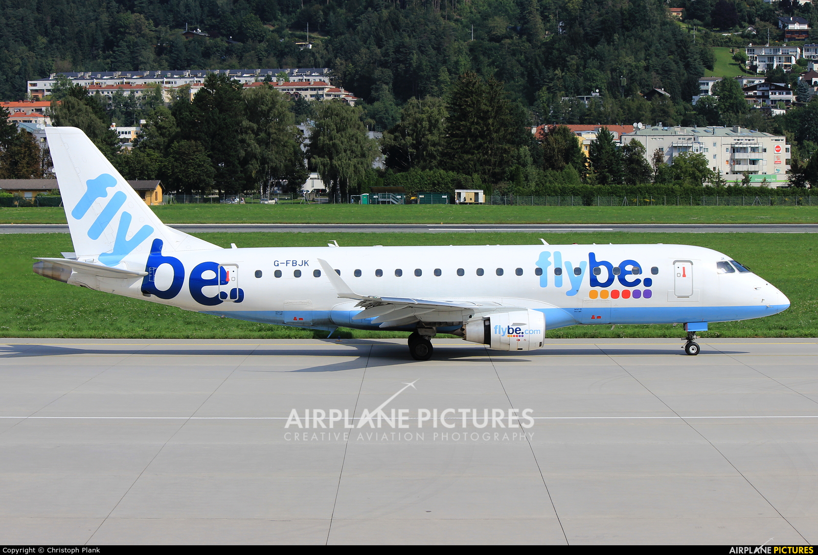 Flybe G-FBJK aircraft at Innsbruck