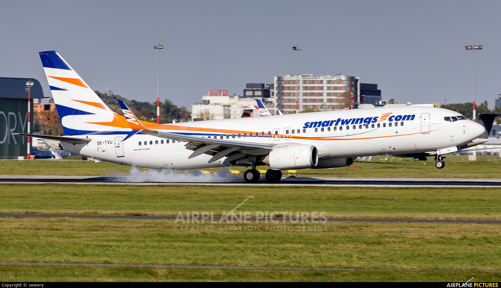 SmartWings OK-TVU aircraft at Warsaw - Frederic Chopin