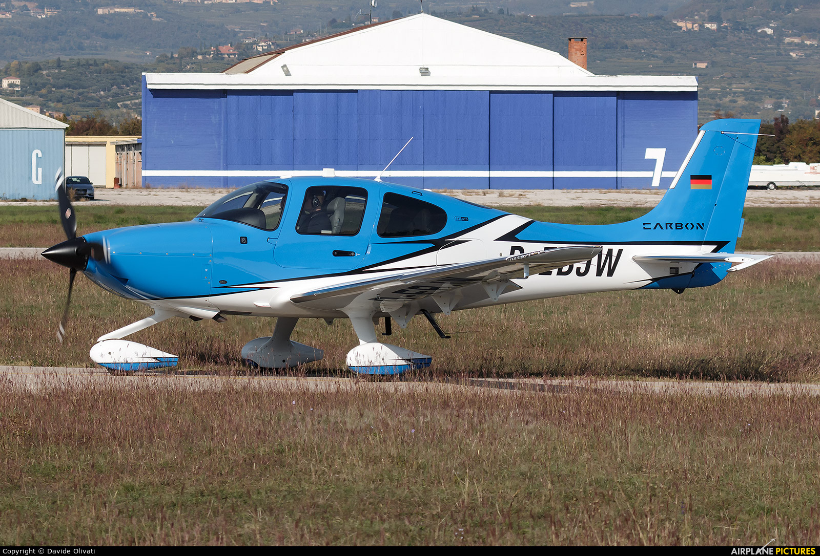 Private D-EBJW aircraft at Verona - Boscomantico