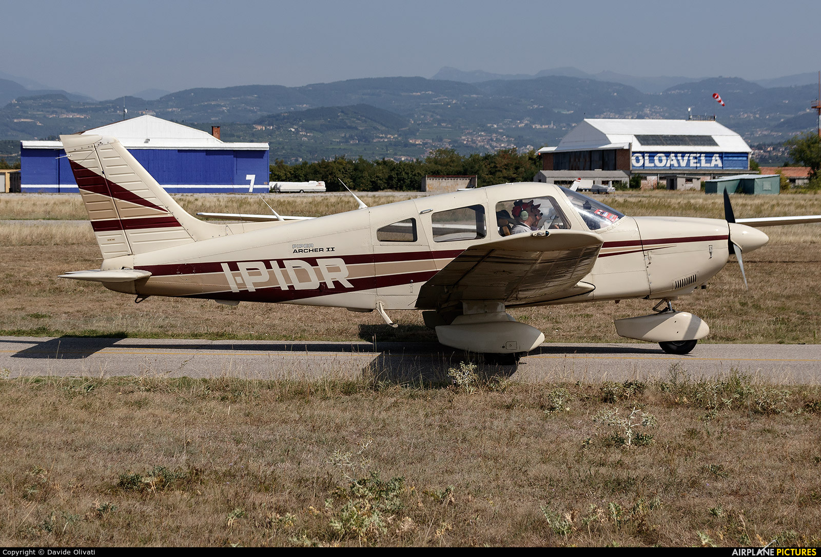 Private I-PIDR aircraft at Verona - Boscomantico