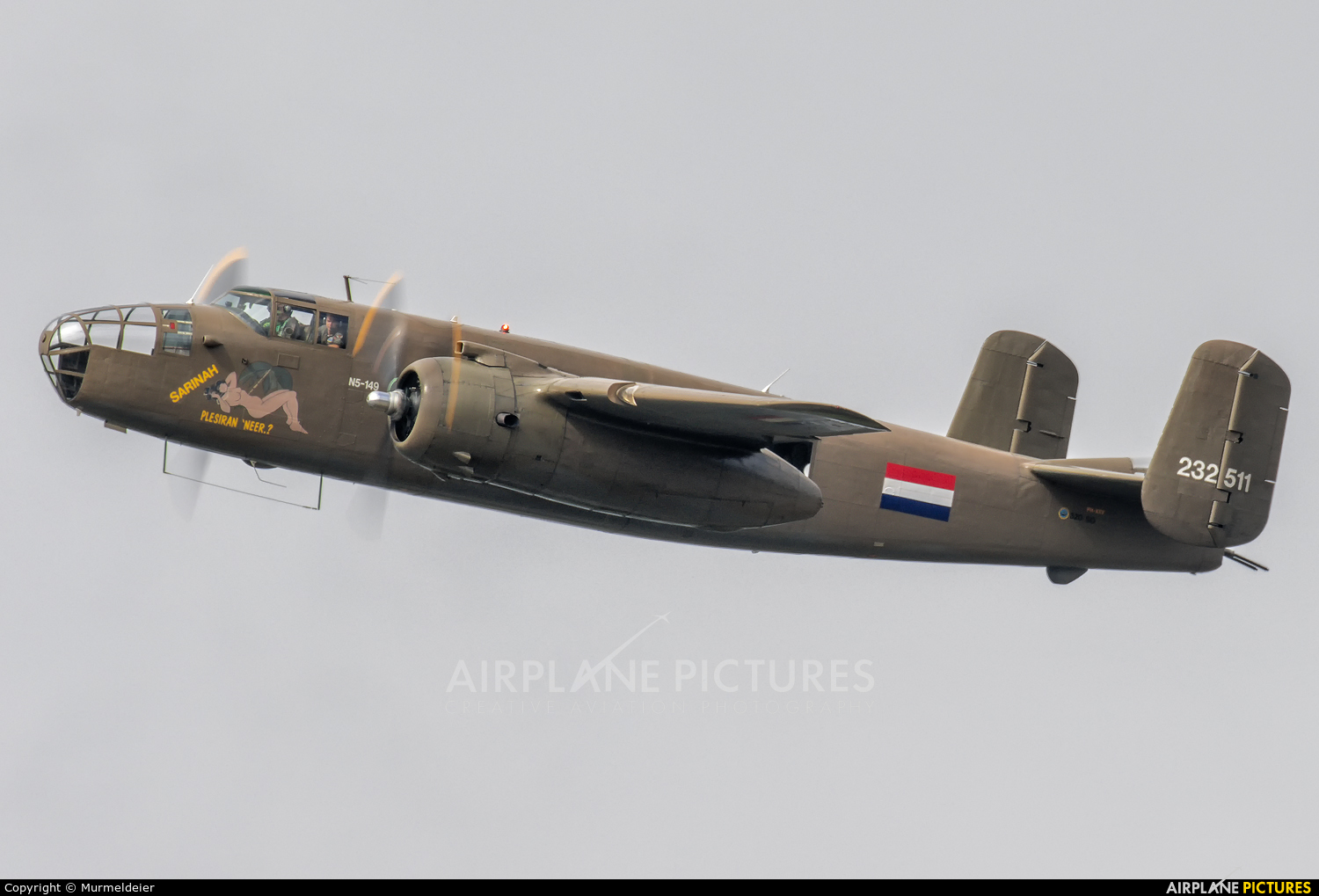 Netherlands - Air Force "Historic Flight" PH-XXV aircraft at Kleine Brogel