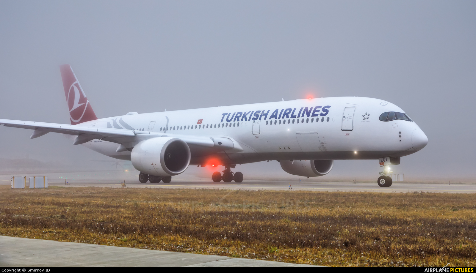 Turkish Airlines TC-LGA aircraft at Kyiv - Borispol