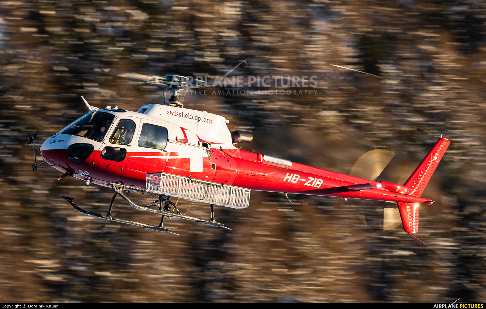 Swiss Helicopter HB-ZIB aircraft at Samedan - Engadin