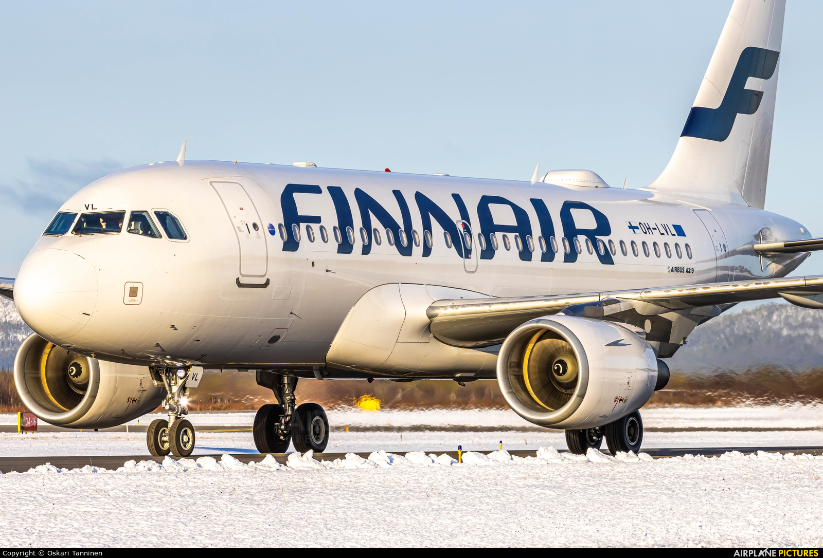 Finnair OH-LVL aircraft at Kittilä