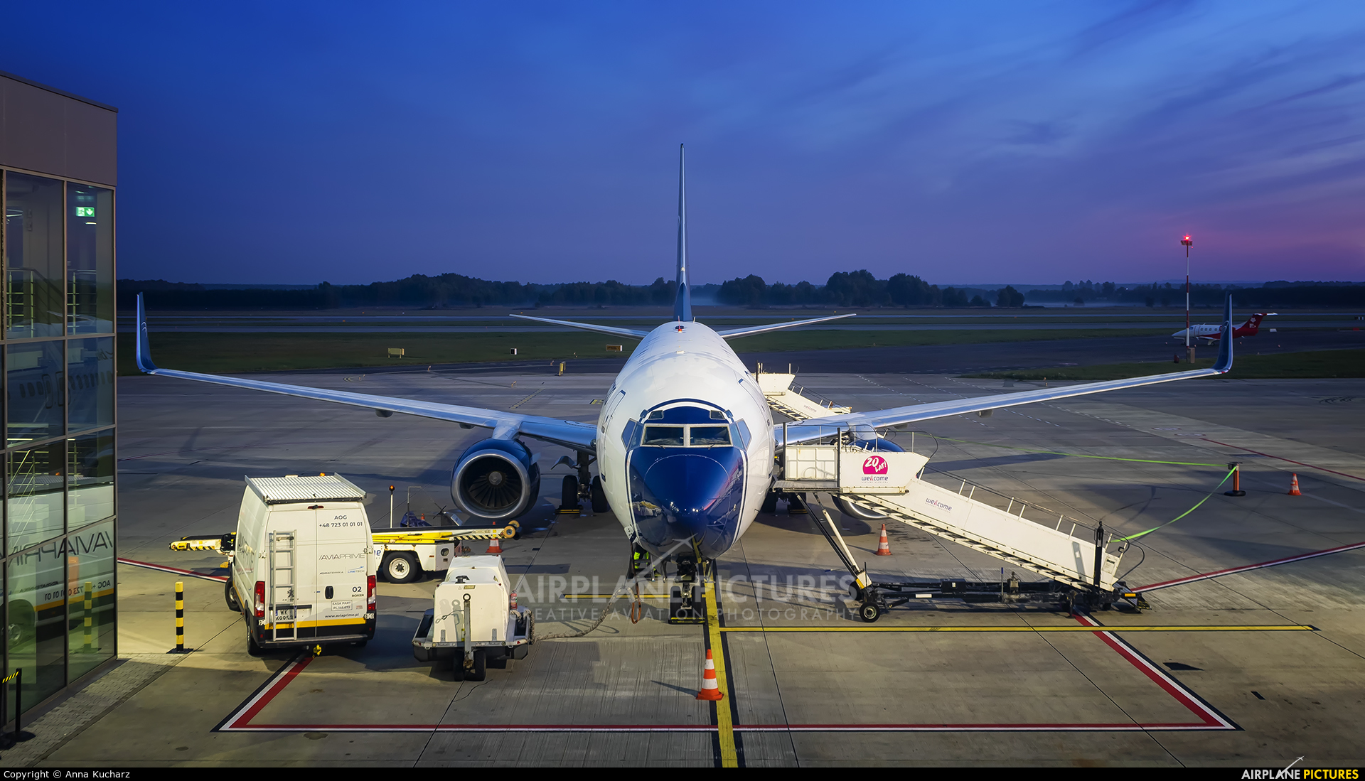 Blue Panorama Airlines 9H-GFP aircraft at Katowice - Pyrzowice