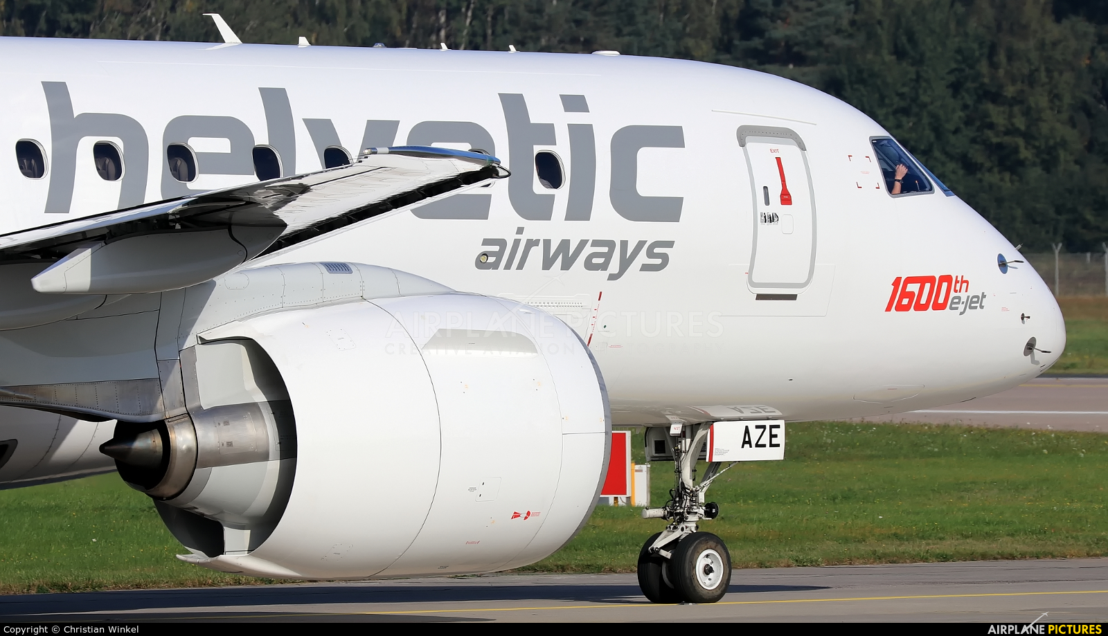 Helvetic Airways HB-AZE aircraft at Hannover - Langenhagen
