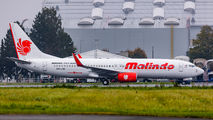 Malindo Air 737-800 at Ostrava airport title=