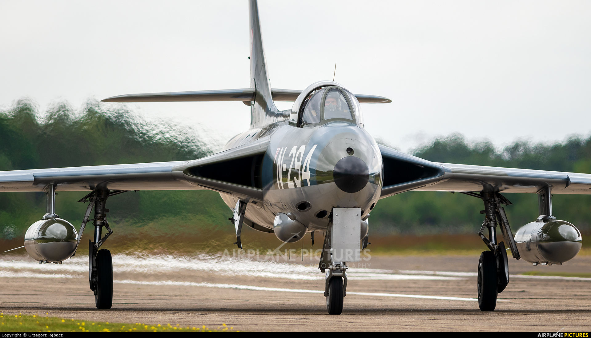 Stichting Dutch Hawker Hunter Foundation G-KAXF aircraft at Kleine Brogel