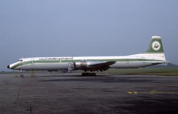5A-DGJ - Jamahiria Air Transport Canadair CL-44-0