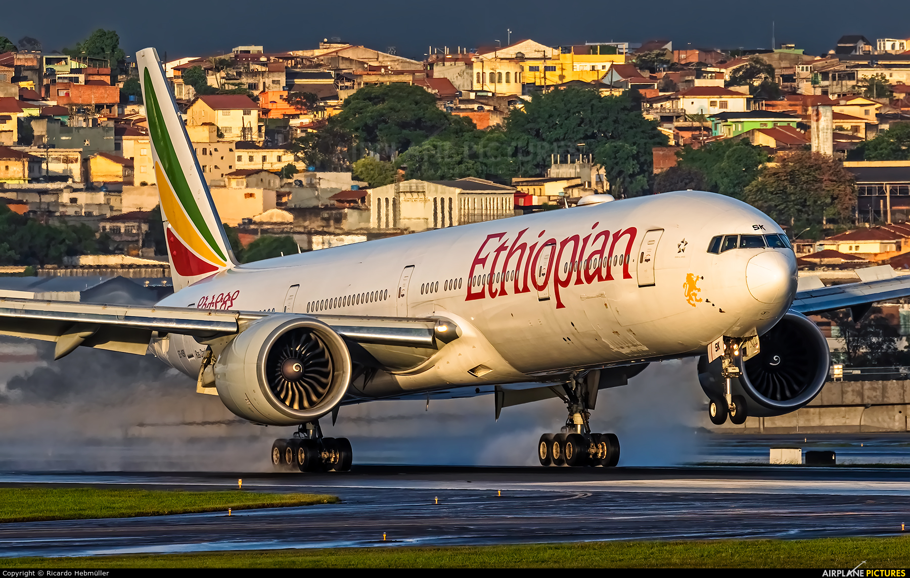 Ethiopian Airlines ET-ASK aircraft at São Paulo - Guarulhos