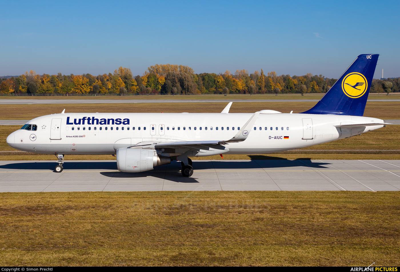 Lufthansa D-AIUC aircraft at Munich