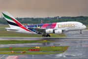 A6-EOH - Emirates Airlines Airbus A380 aircraft