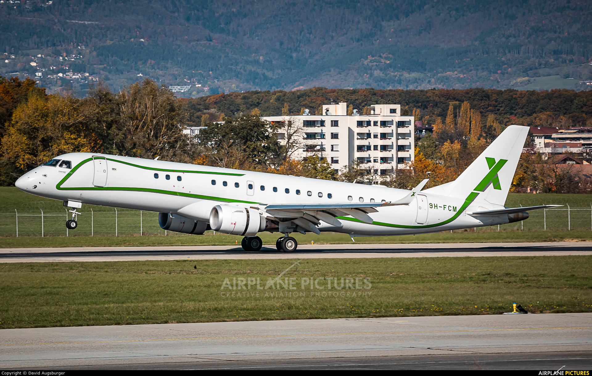 AIR X Charter 9H-FCM aircraft at Geneva Intl