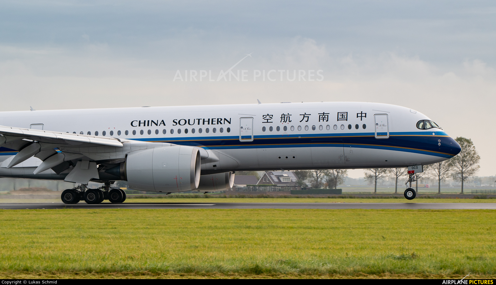 China Southern Airlines B-30C0 aircraft at Amsterdam - Schiphol
