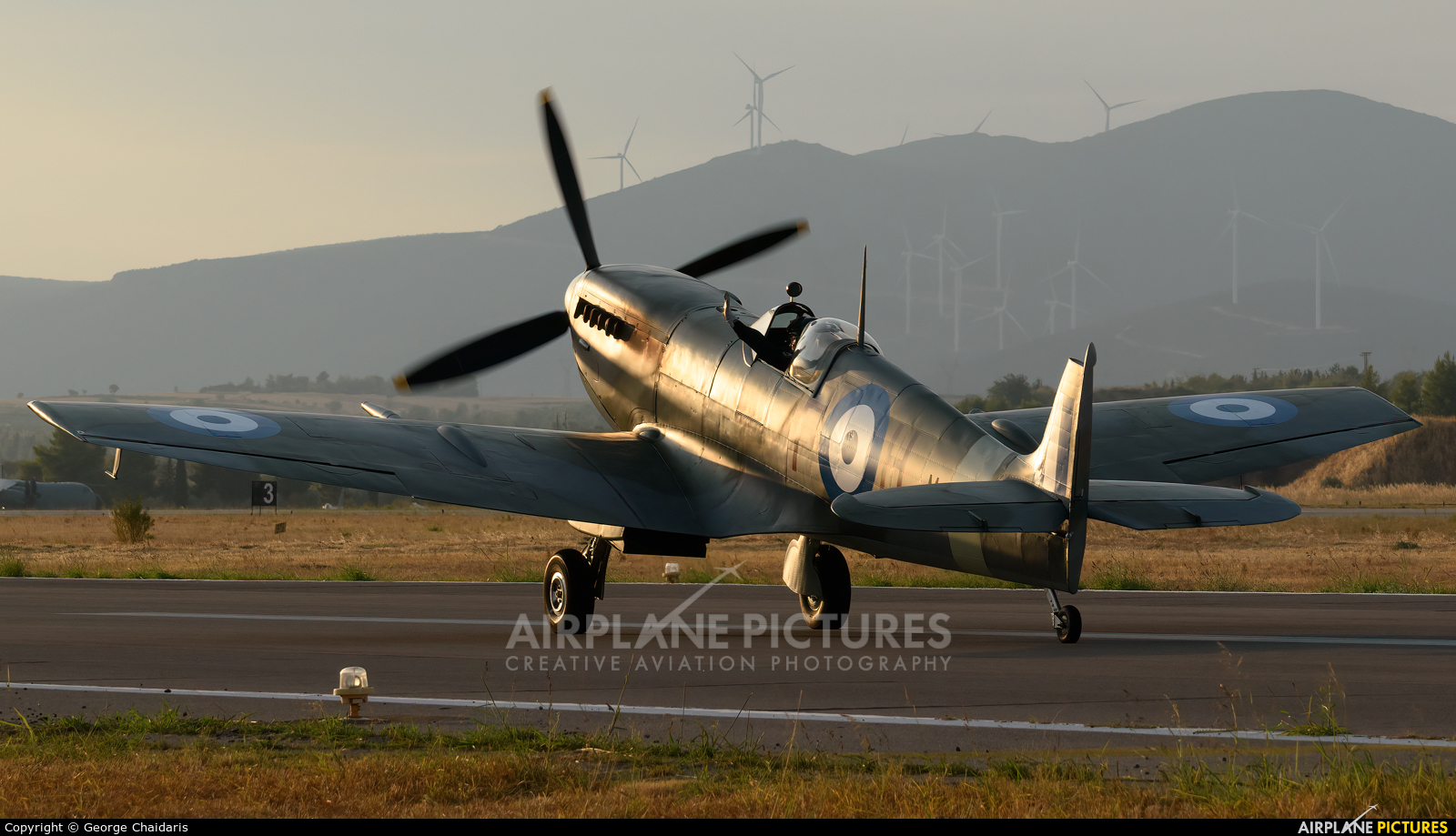 Hellenic Air Force G-CLGS aircraft at Tanagra