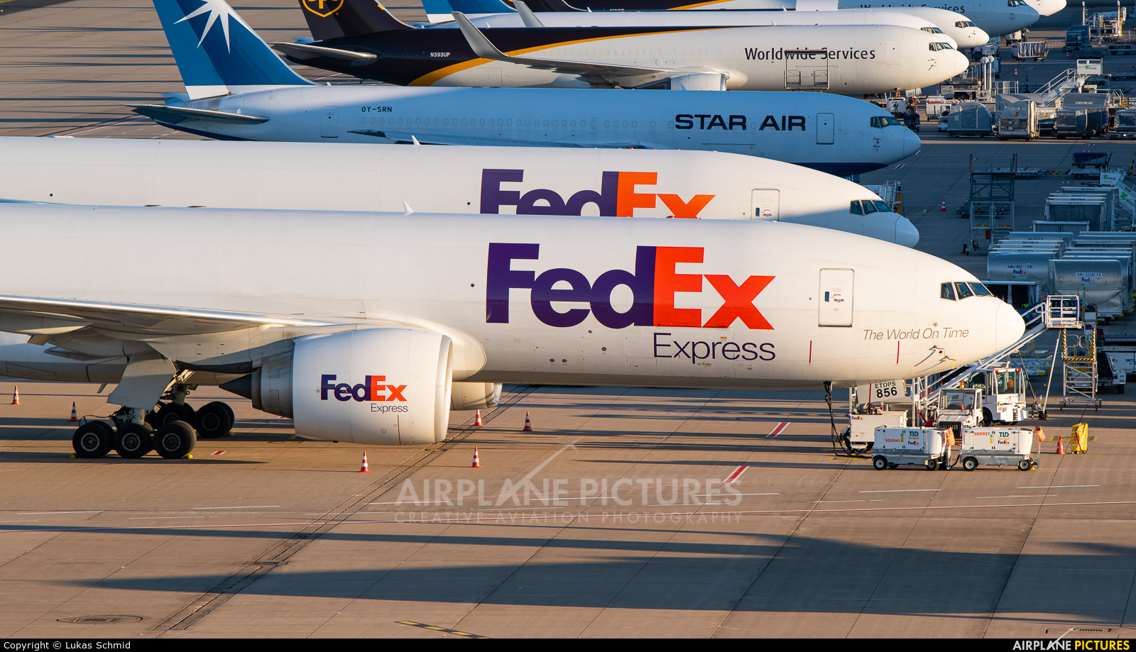 FedEx Federal Express N856FD aircraft at Cologne Bonn - Konrad Adenauer