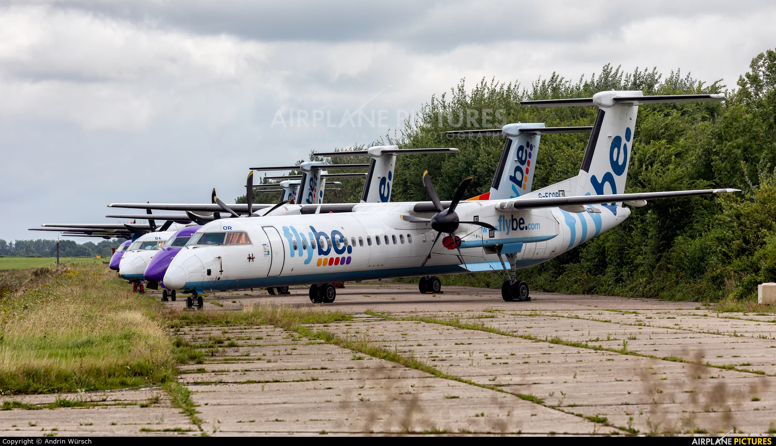 Flybe G-ECOR aircraft at Maastricht - Aachen