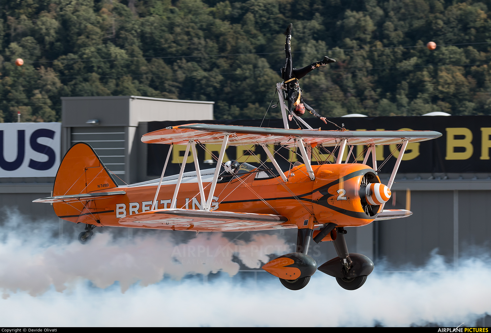 Breitling Wingwalkers N74189 aircraft at Sion