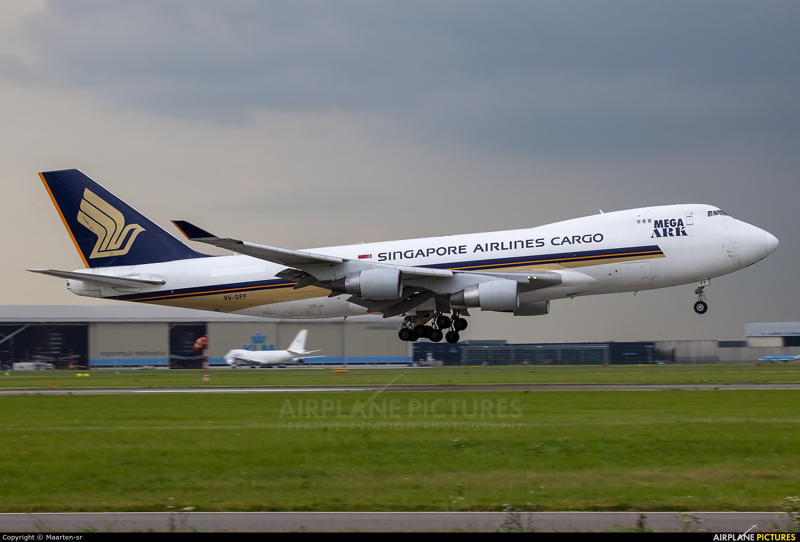 Singapore Airlines Cargo 9V-SFF aircraft at Amsterdam - Schiphol