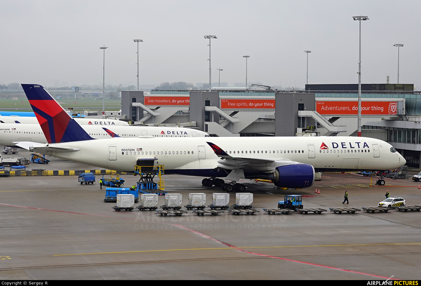 Delta Air Lines N505DN aircraft at Amsterdam - Schiphol