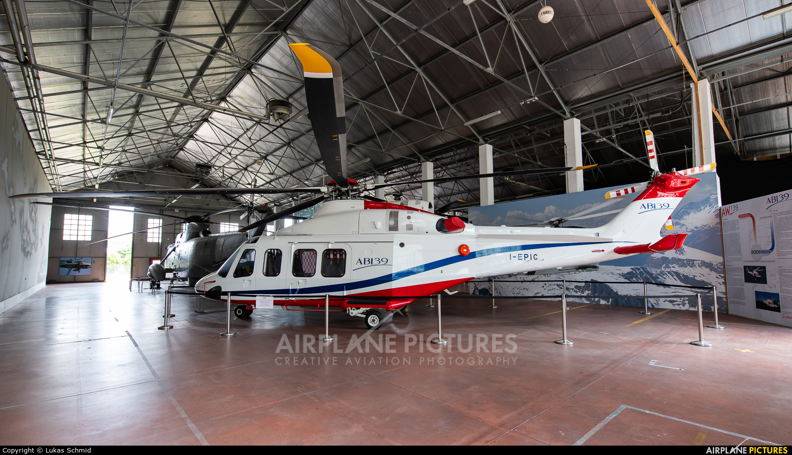 Agusta Westland I-EPIC aircraft at Milan -  Volandia Aviation Museum