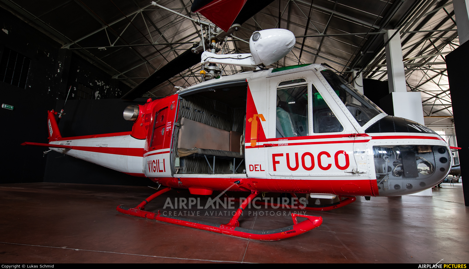 Italy - Vigili del Fuoco I-VFMC aircraft at Milan -  Volandia Aviation Museum