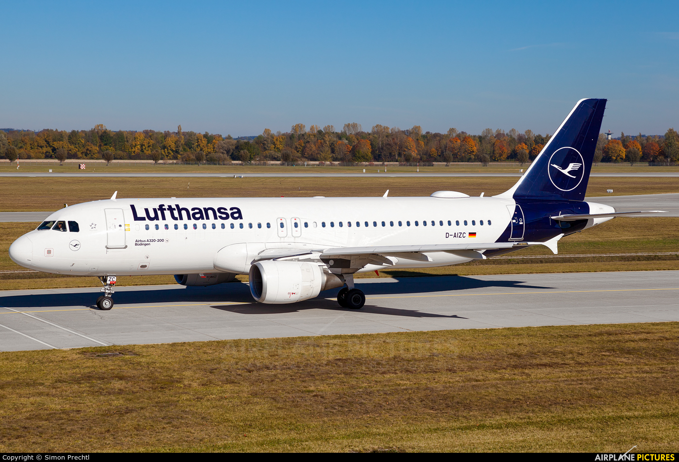 Lufthansa D-AIZC aircraft at Munich
