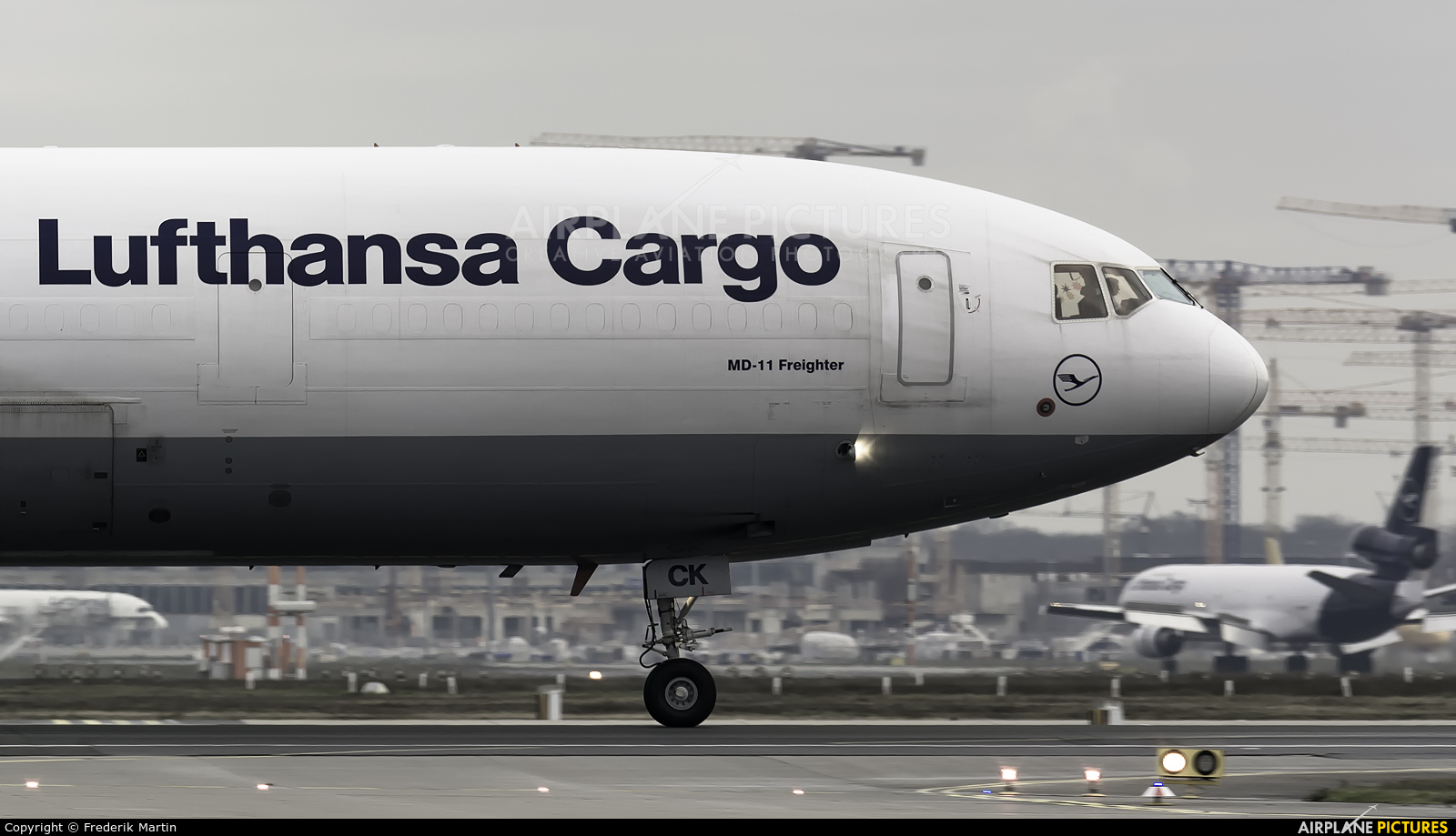 Lufthansa Cargo D-ALCK aircraft at Frankfurt