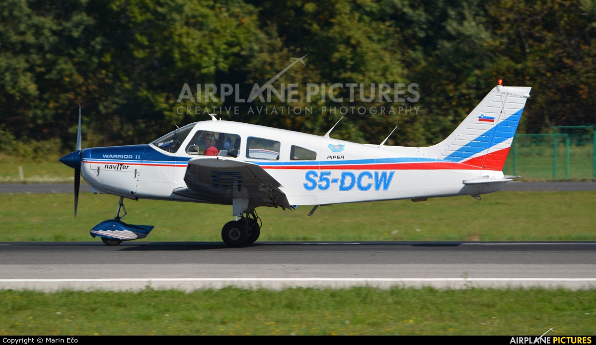 Private S5-DCW aircraft at Ljubljana - Brnik