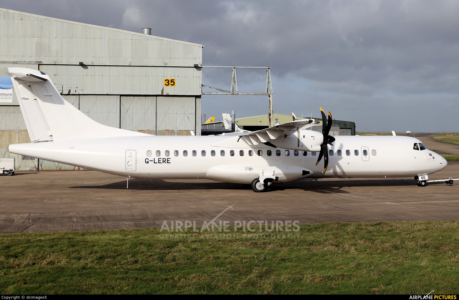 Aurigny Air Services G-LERE aircraft at East Midlands