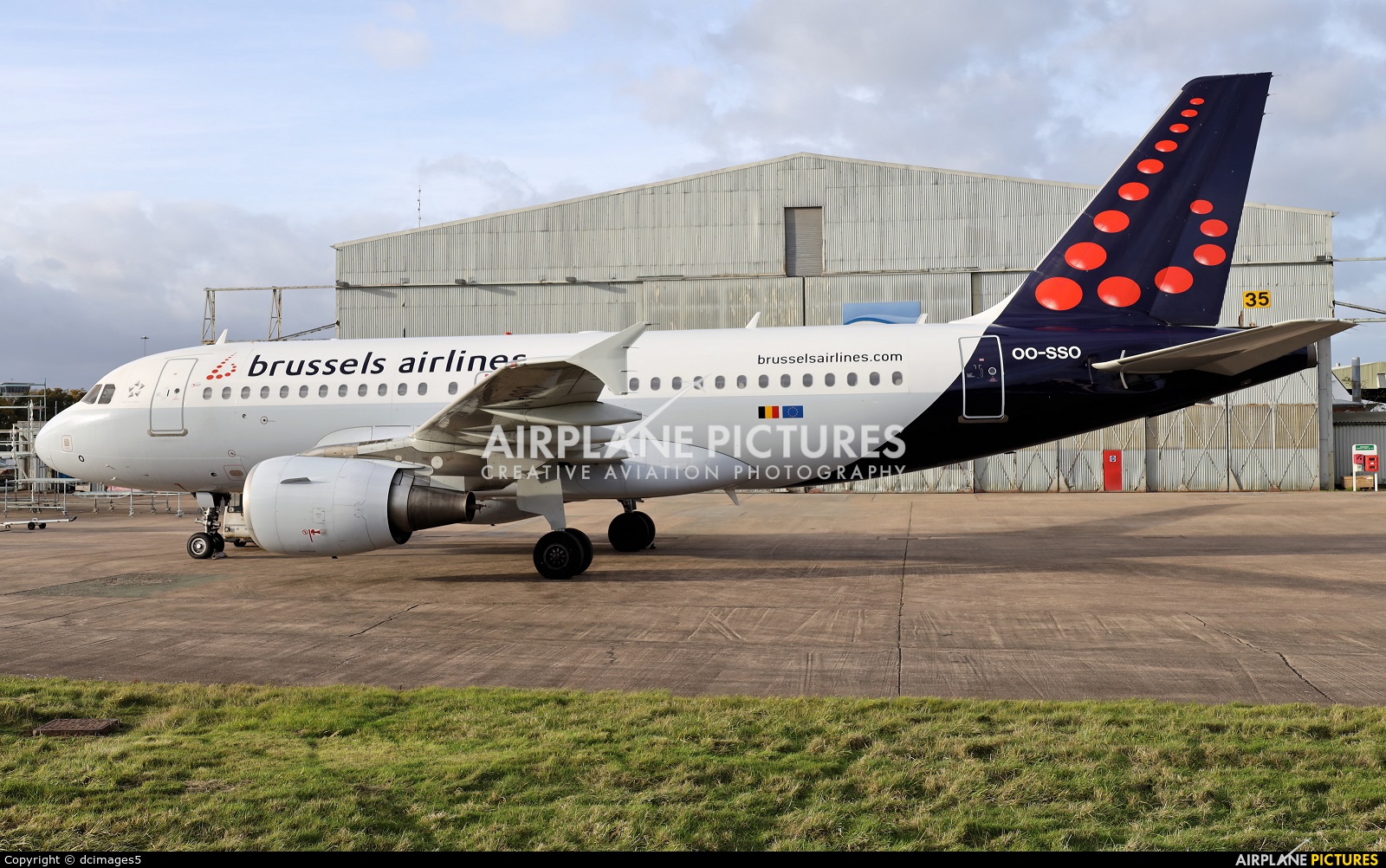 Brussels Airlines OO-SSO aircraft at East Midlands
