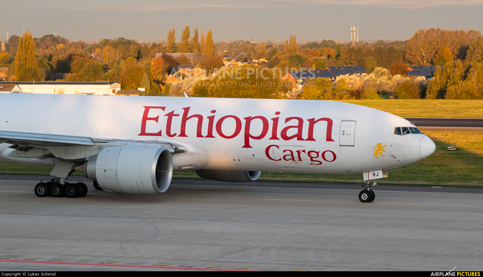 Ethiopian Cargo ET-ARJ aircraft at Liège-Bierset