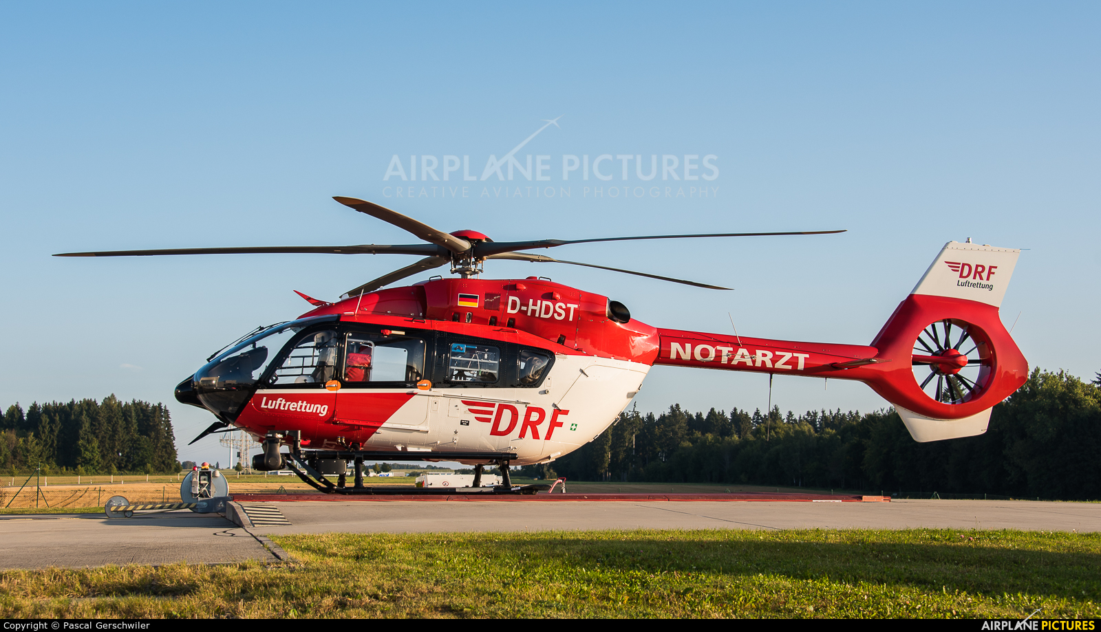DRF Luftrettung D-HDST aircraft at Off Airport - Germany