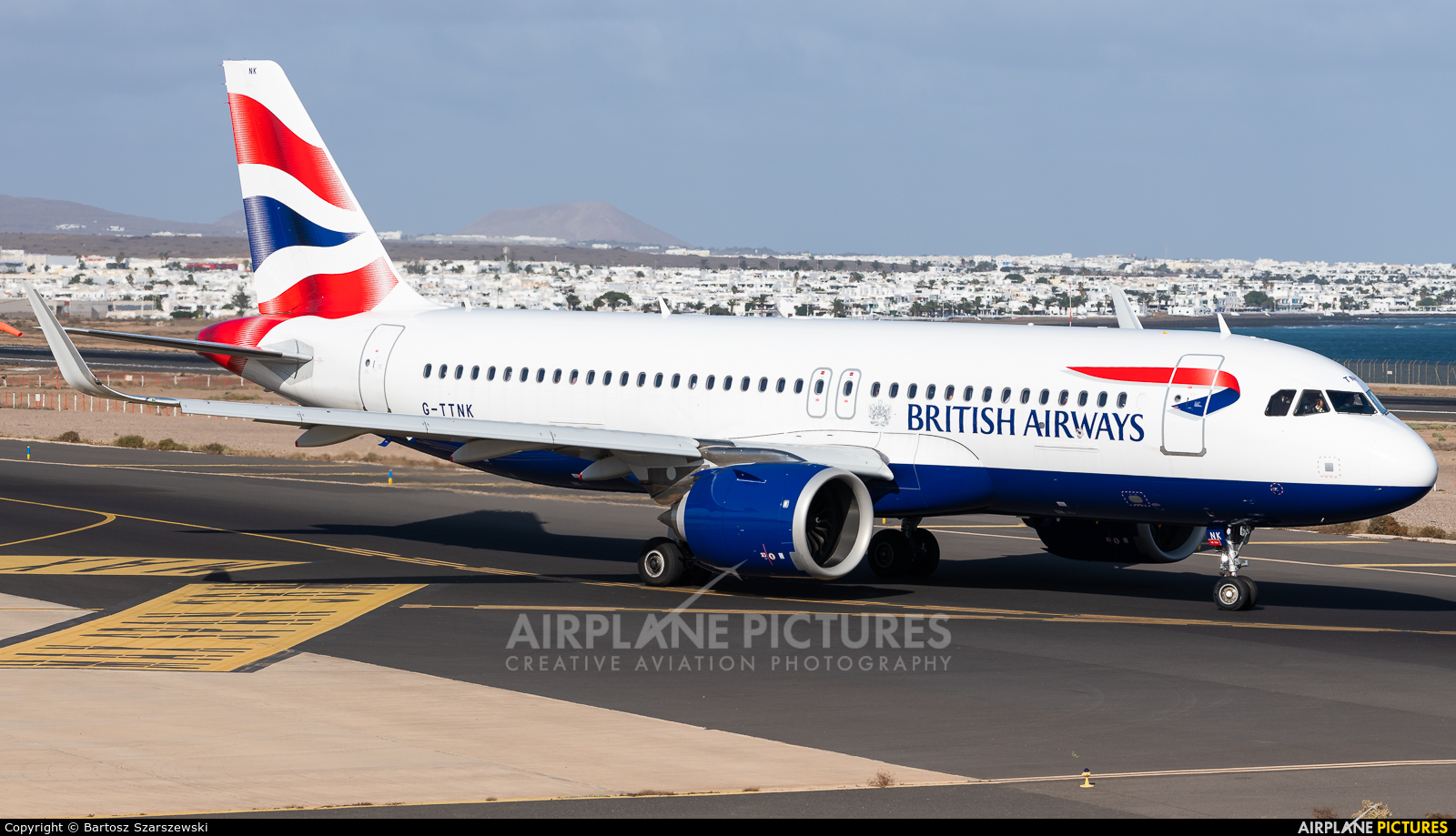 British Airways G-TTNK aircraft at Lanzarote - Arrecife