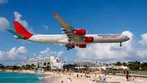 European Cargo Airbus A340 visited Sint Maarten title=