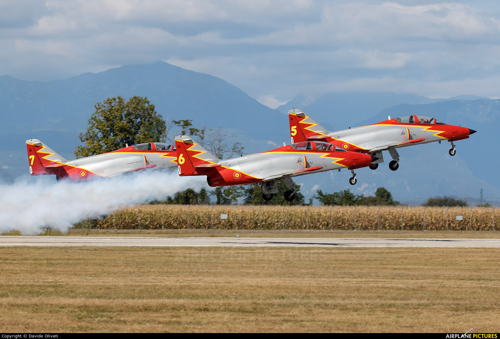 Spain - Air Force : Patrulla Aguila - aircraft at Rivolto