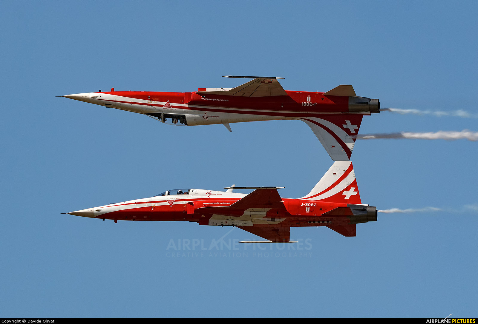 Switzerland - Air Force: Patrouille Suisse J-3082 aircraft at Rivolto