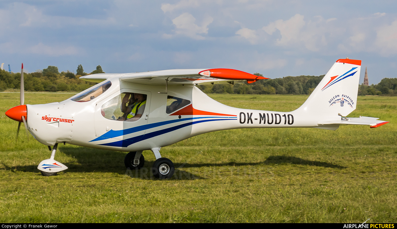  OK-MUD10 aircraft at Szczecin - Dąbie