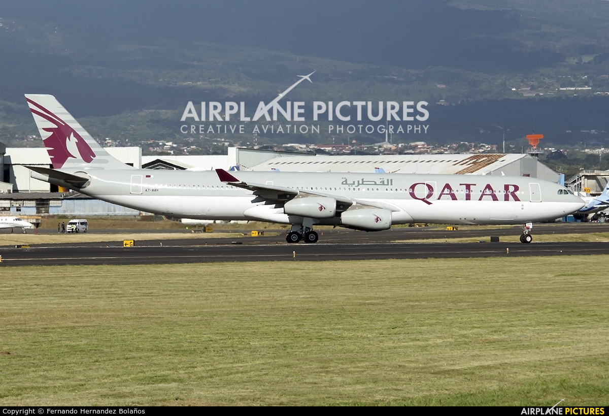 Qatar Amiri Flight A7-AAH aircraft at San Jose - Juan Santamaría Intl