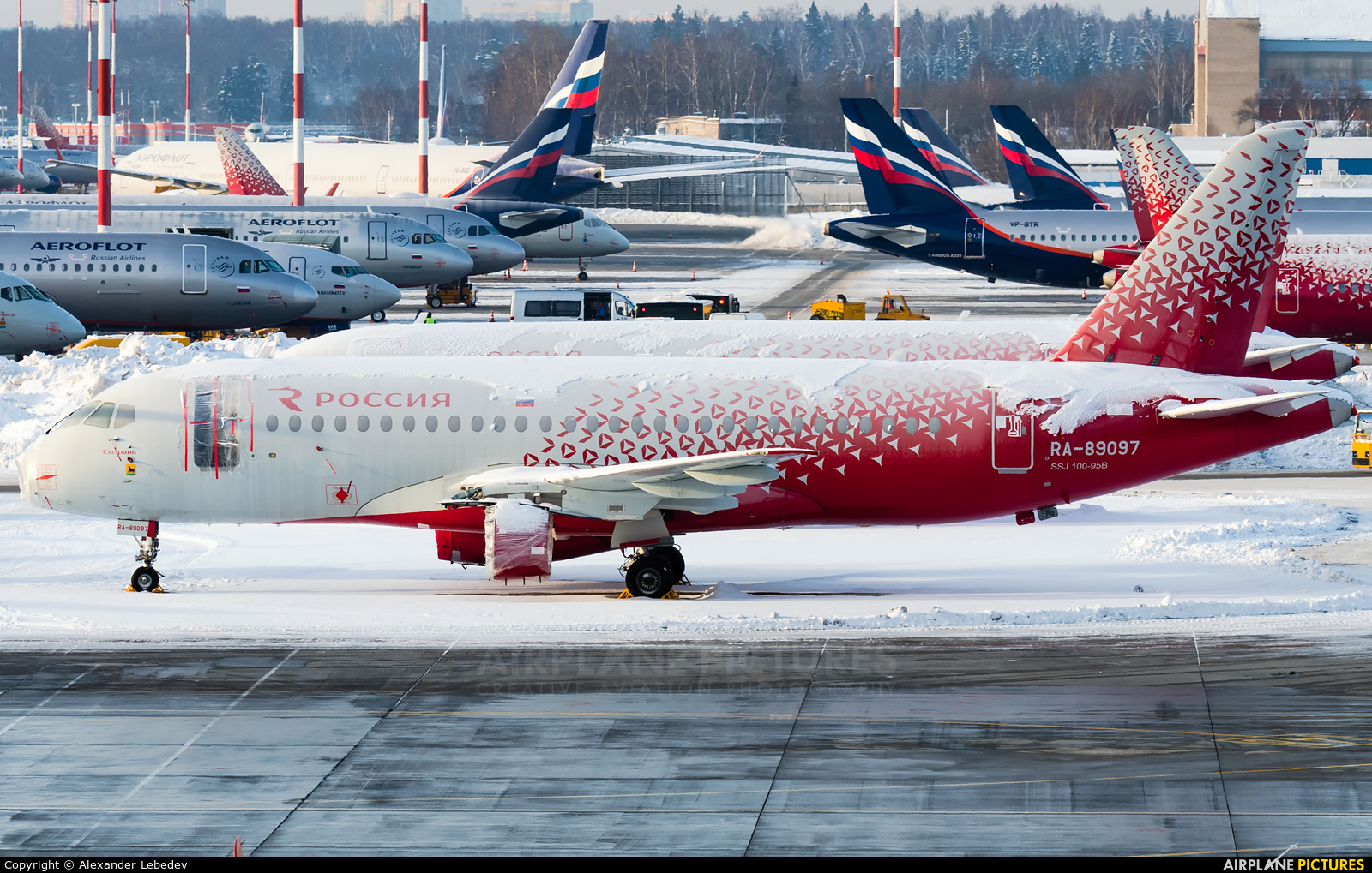 Rossiya RA-89097 aircraft at Moscow - Sheremetyevo