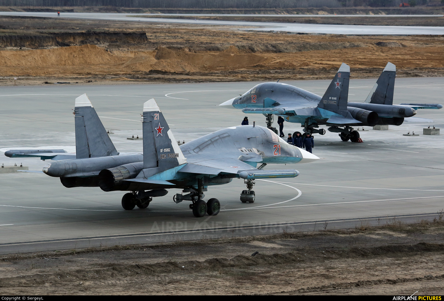 Russia - Air Force RF-95002 aircraft at Undisclosed Location