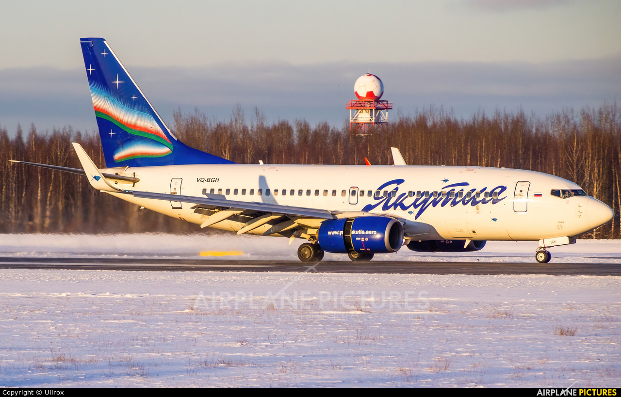 Yakutia Airlines VQ-BGH aircraft at St. Petersburg - Pulkovo