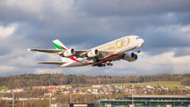 A6-EEX - Emirates Airlines Airbus A380 aircraft