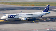 SP-LNE - LOT - Polish Airlines Embraer ERJ-195 (190-200) aircraft